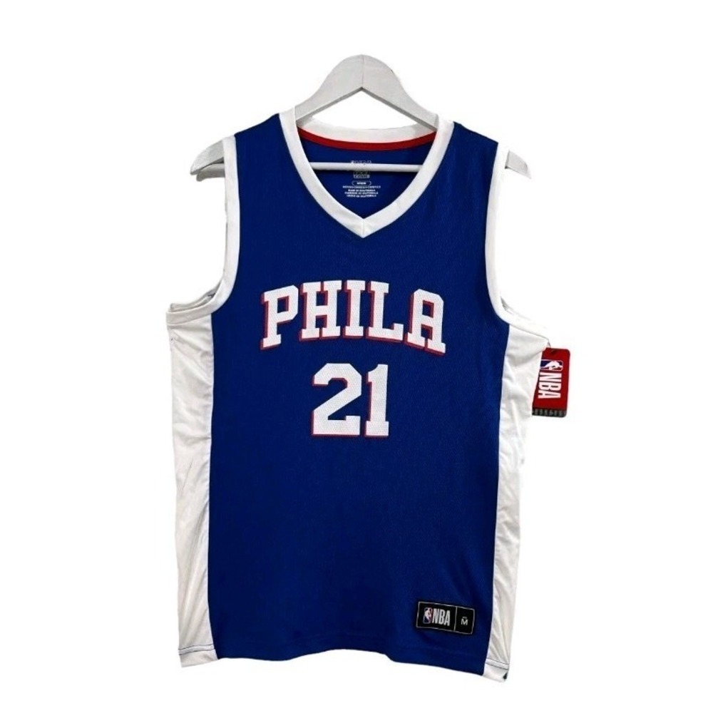 NBA Men's TX3 Cool Philadelphia 76ers Joel Embiid Jersey Size L NBA Jersey